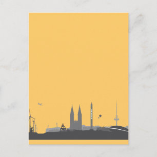 Carte Postale Bremen Skyline Postkarte