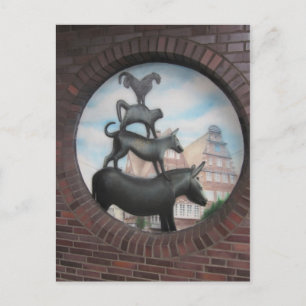 Carte Postale Bremer Stadtmusikanten