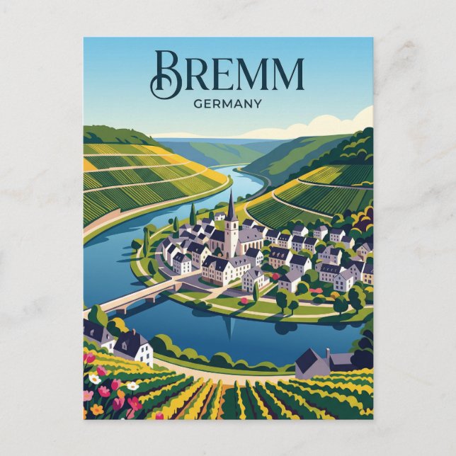 Carte Postale Bremm Allemagne (Devant)