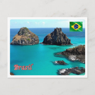 Carte Postale Brésil - Archiperlago Fernando De Noronha -