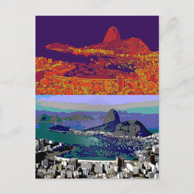 Carte Postale Brésil de Janeiro Pão-de-Açúcar (Devant)