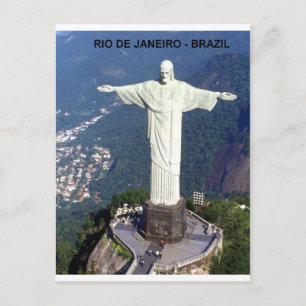Carte Postale Brésil Rio De Janeiro christ (St.K.)
