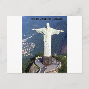Carte Postale Brésil Rio De Janeiro christ (St.K.)