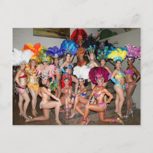 carte postale brésil vegas spectacle danseuses