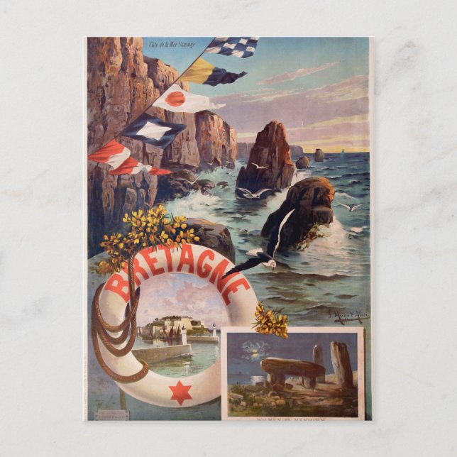 Carte Postale Bretagne - Belle Île en Mer Bretagne (Devant)