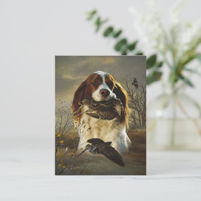 Carte Postale Bretagne française, Art (Debout devant)