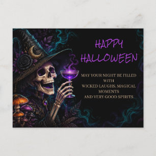 Carte Postale Breuvage de sorcière & Cocktail gothique d'Hallowe