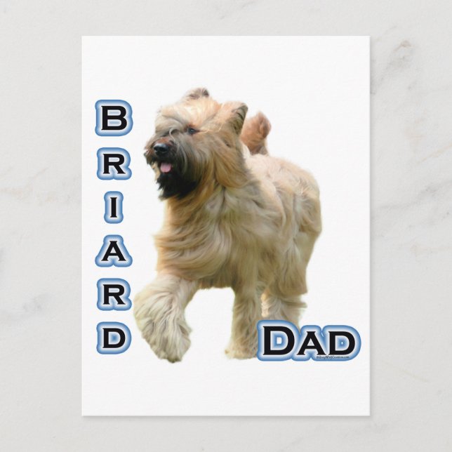 Carte Postale Briard papa 4 (Devant)
