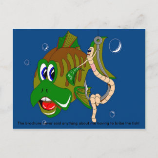 Carte Postale Bribing le poisson