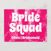 Bride Squad | Demoiselle d'honneur rose vif pour l