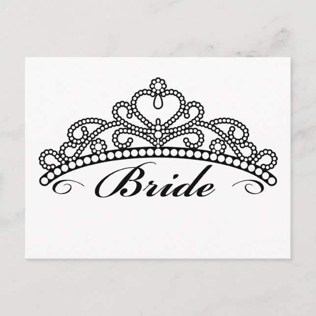 Carte postale Bride Tiara (Devant)
