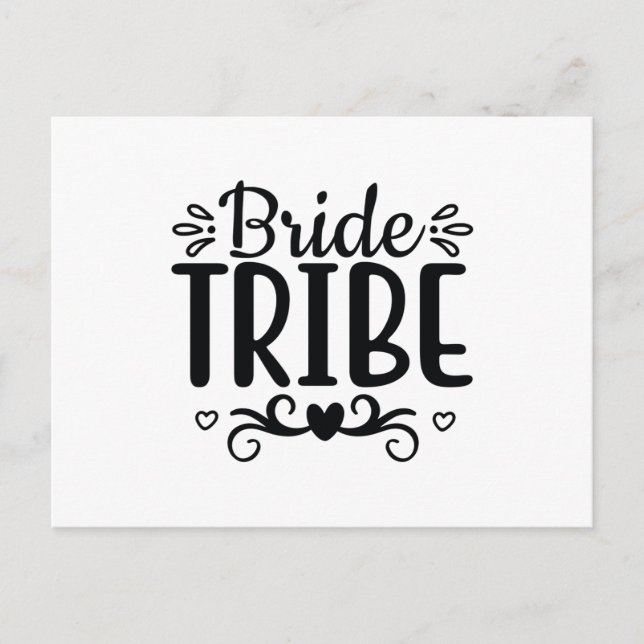 Carte Postale Bride tribe (Devant)