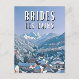 Carte Postale Brides les Bains Station de ski