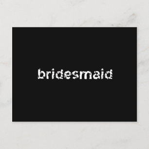 Carte Postale Bridesmaid