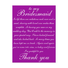 Bridesmaid Merci