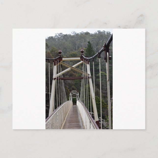 CARTE POSTALE BRIDGE CATARACT GORGE LAUNCESTON TASMANIA (Devant)