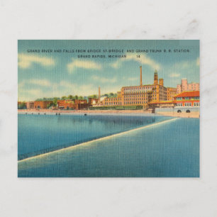 Carte Postale Bridge Street, Grand Rapids, Michigan