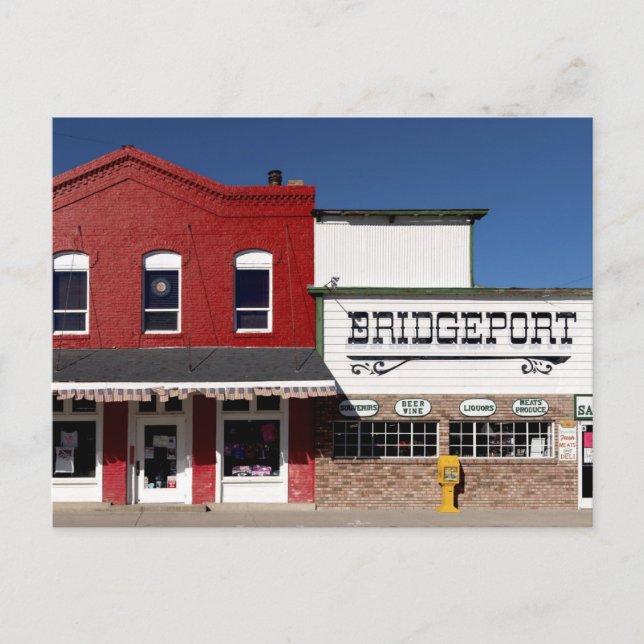 Carte Postale Bridgeport, Californie, photo de petite ville, (Devant)