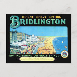 Carte Postale Bridlington au bord de la mer