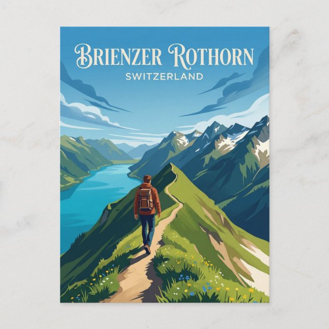 Carte Postale Brienzer Rothorn Suisse (Devant)