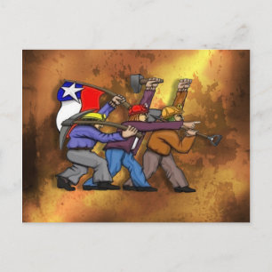 Carte Postale Brigada Muralista Ramona Parra - Chili