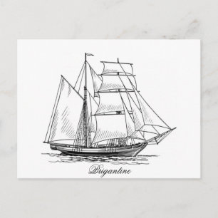 Carte Postale Brigantine