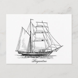 Carte Postale Brigantine
