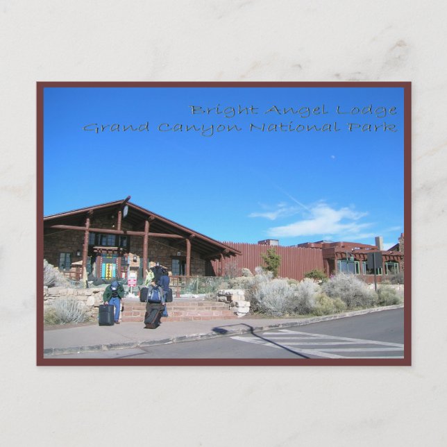 Carte Postale Bright Angel Lodge Grand Canyon National Park (Devant)