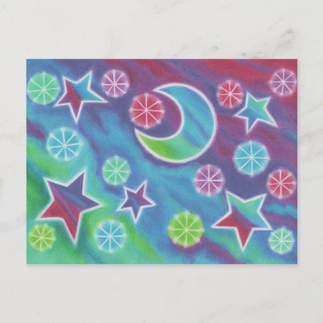 Carte postale Bright Night (Devant)