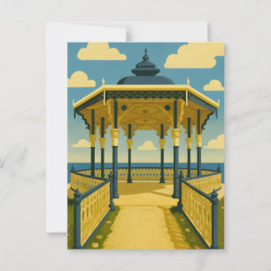 Carte Postale Brighton Bandstand - Art de l'architecture côtière