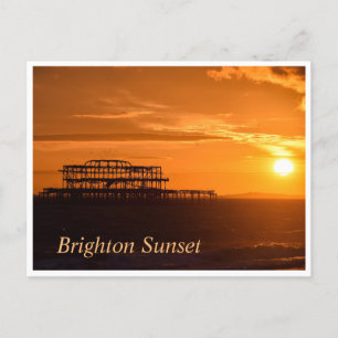 Carte Postale Brighton Sunset