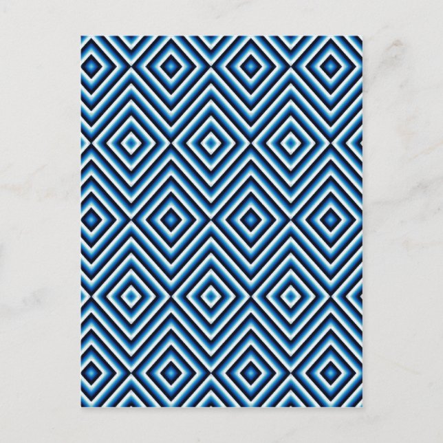 Carte Postale Brillant, Bleu_ (Devant)