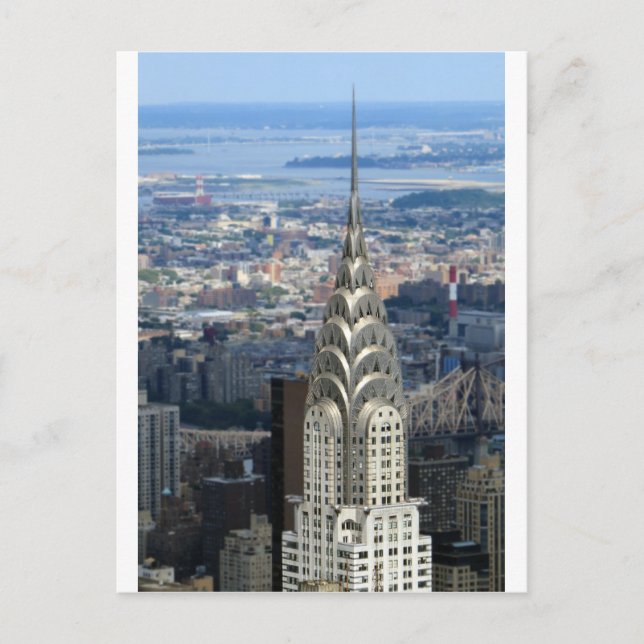 Carte Postale Brillant comme le Chrysler Building (Devant)