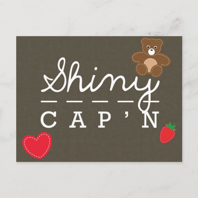 Carte postale brillante (Devant)