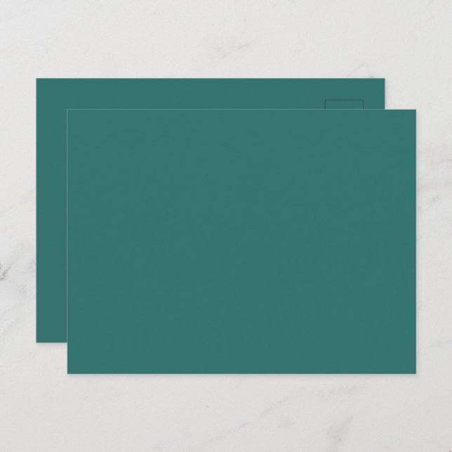 Carte postale brillante en verre tendu pour messag (Devant / Derrière)