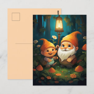 Carte Postale Brille Ton Petit Gnome Léger