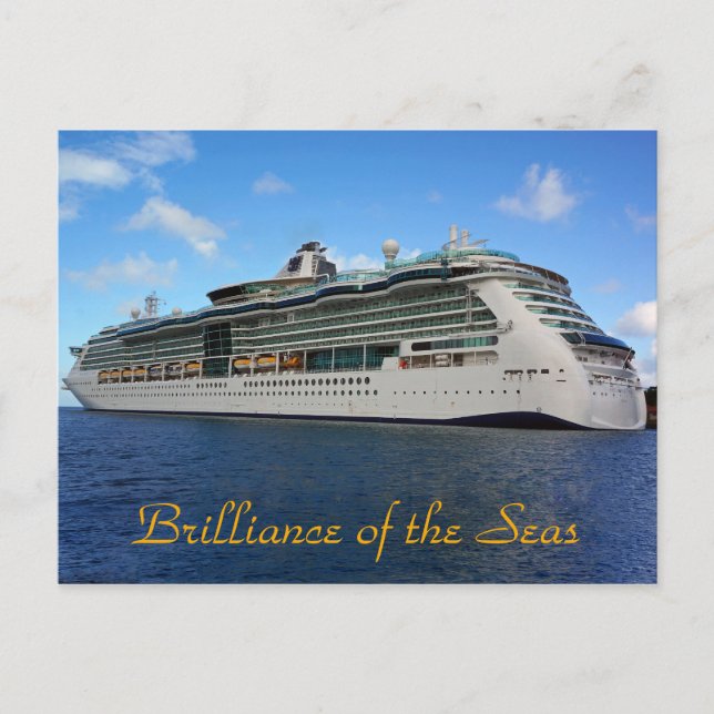 Carte Postale Brilliance of the Seas - Royal Caribbean (Devant)