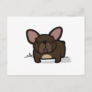 Carte Postale Brindle Frenchie