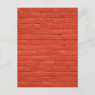 Carte Postale brique rouge-1108