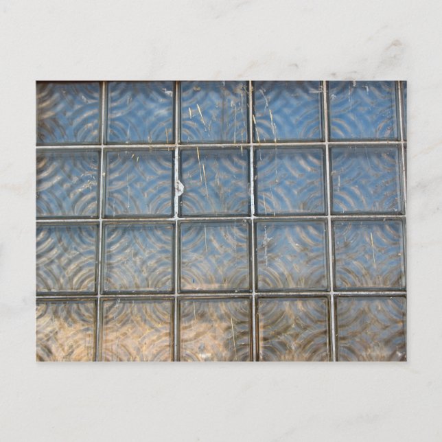 Carte Postale briques de verre (Devant)