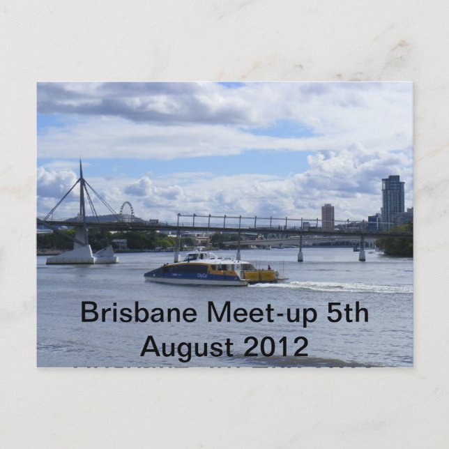 Carte Postale Brisbane Queensland (Devant)