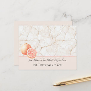 Carte Postale Brise d'été Citron Thinking of You