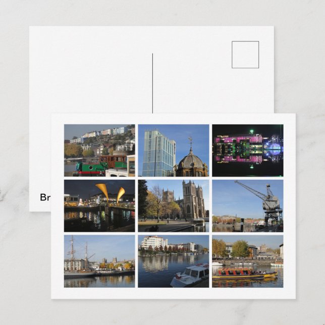 Carte Postale Bristol (Devant / Derrière)