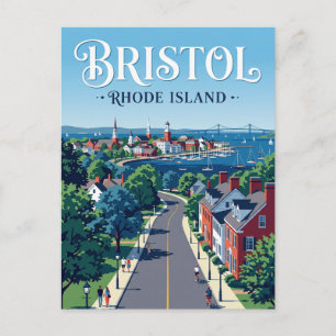Carte Postale Bristol Rhode Island