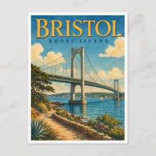 Carte Postale Bristol Rhode Island Mount Hope GeoSaga
