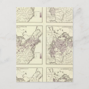 Carte Postale britannique, anglais, gallois, suédois