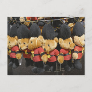 Carte postale britannique Teddy Bear Guardsmen
