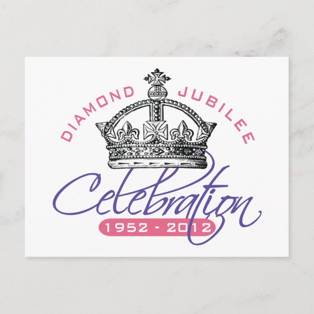 Carte Postale British Diamond Jubilee - Royal Souvenir (Devant)