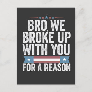 Carte Postale Bro Nous Nous sommes emportés Avec Vous Pour Une R