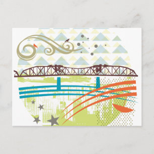 Carte postale Broadway Bridge Portland